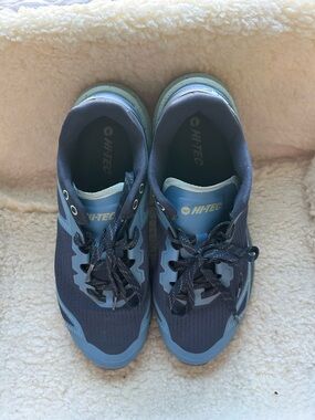 Hi-Tec Men’s Navy and Light Blue Athletic Trail Shoes